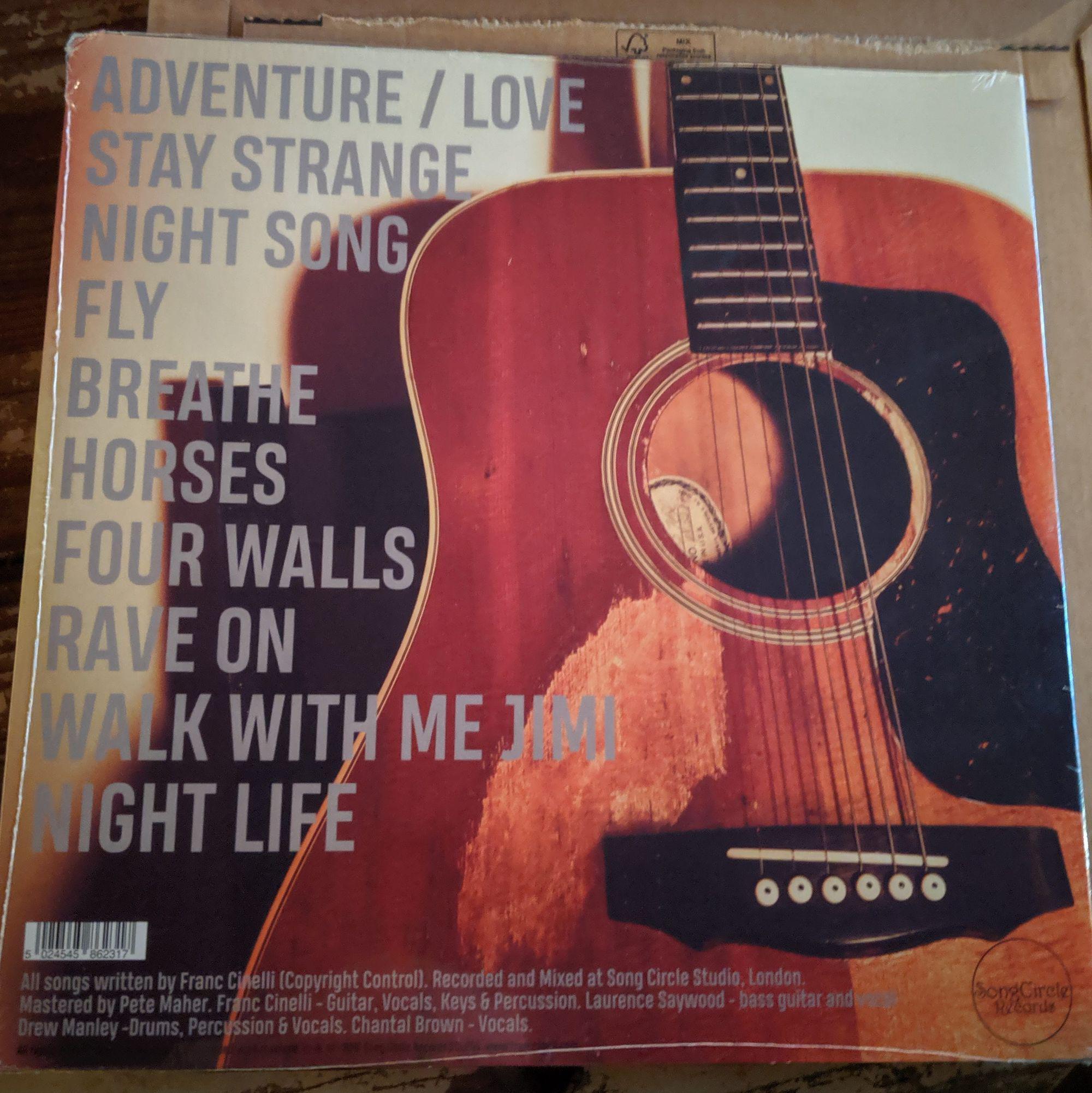 image for Infinite, We Are Not. - Franc Cinelli: Night Songs (vinyl review)