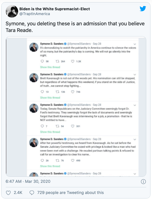 Symone Sanders Deletes Her Tweets
