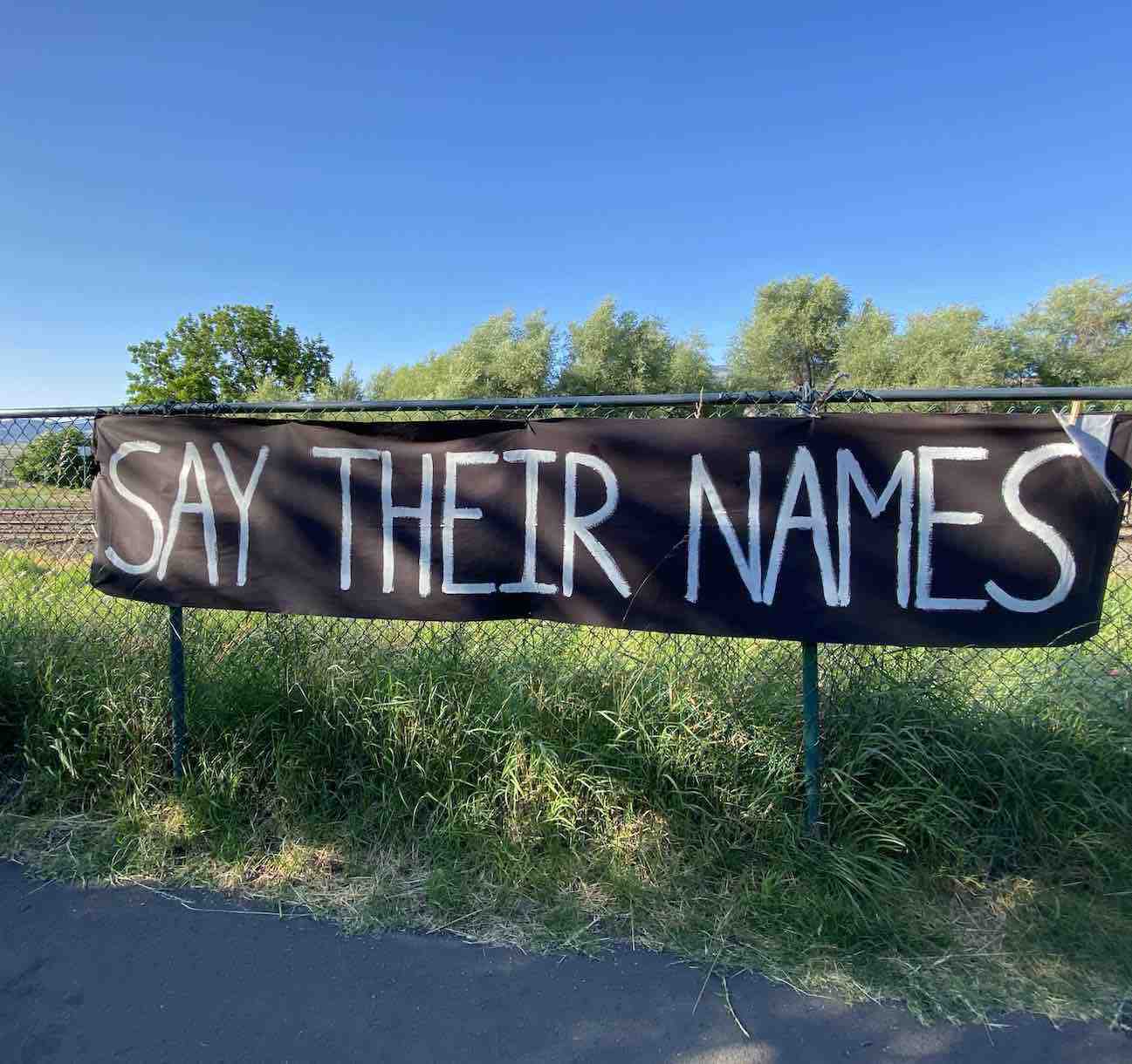 Say Their Names. - A Tribute to Black Lives Matter
