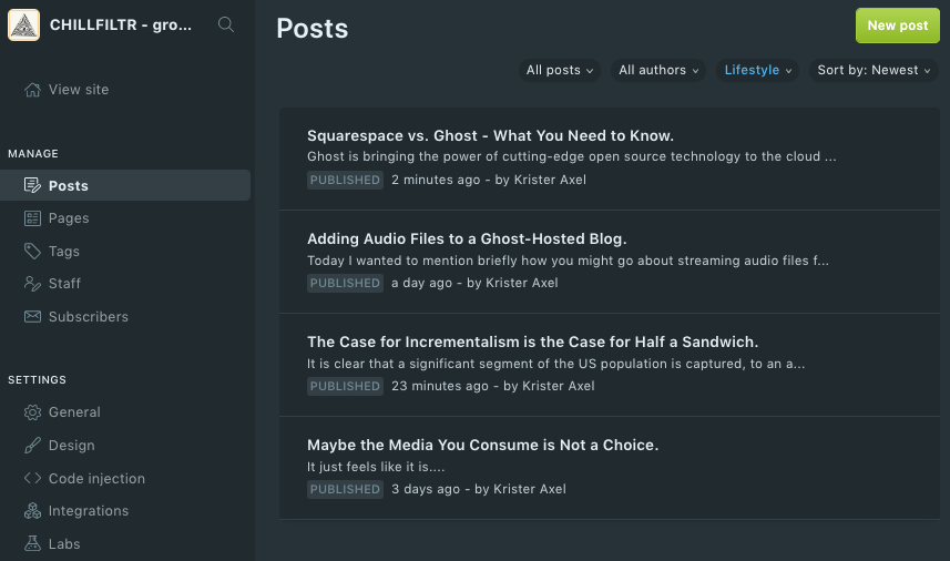 image for Squarespace vs. Ghost - What You Need to Know.