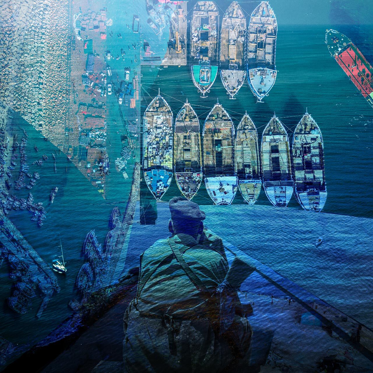 image for Wave 7 of The Outlaw Ocean Project. - Music by Alan Braxe, KMTR, Benoit Pioulard, and Cheap Monk